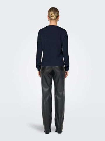 ONLY Sweter w kolorze granatowo-brązowym