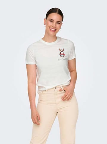 ONLY Shirt in Weiß