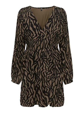 ONLY Kleid in Schwarz/ Braun
