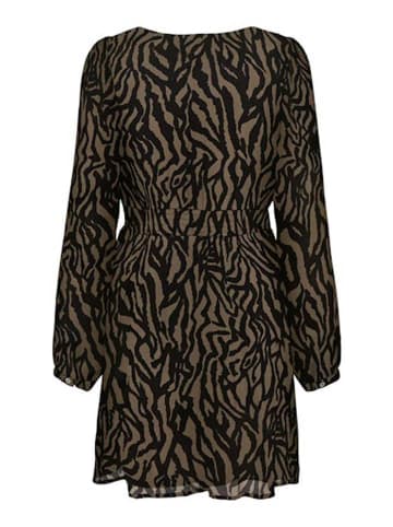 ONLY Kleid in Schwarz/ Braun