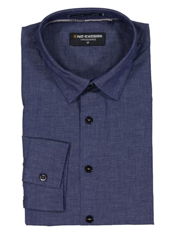 No Excess Hemd - Regular fit - in Dunkelblau