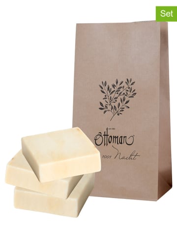 Ottoman Mydła oliwkowe (3 szt.) "Sea salt" - po 110 g