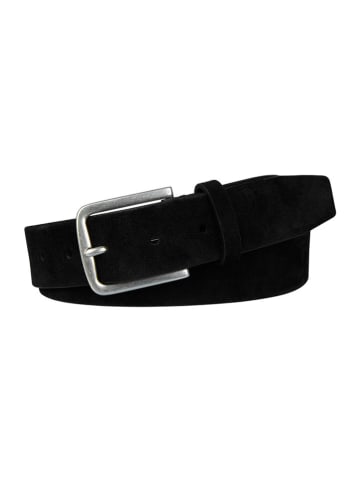 Michaelis Leren riem zwart