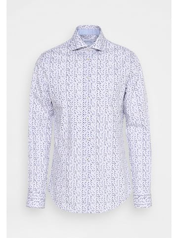 PROFUOMO Blouse wit/blauw
