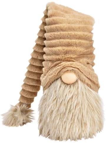 G. Wurm Decoratief object "Wichtel" beige - (B)18 x (H)23 x (D)13 cm