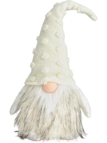 G. Wurm Decoratief figuur "Wichtel" wit - (B)17 x (H)42 x (D)16 cm