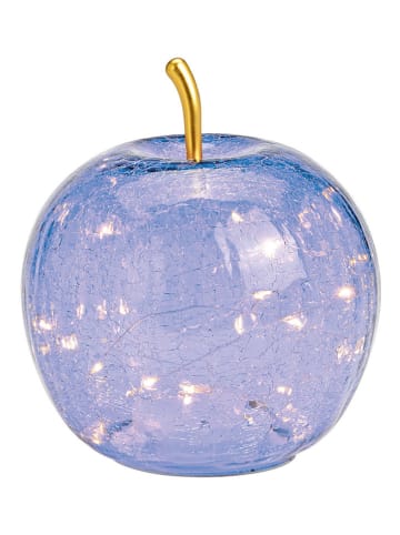 G. Wurm Decoratief ledobject "Appel" paars - (H)17 x Ø 16 cm