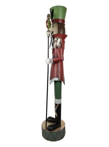 Clayre & Eef Decoratief figuur "Notenkraker" rood/groen - (B)56 x (H)202 x (D)39 cm