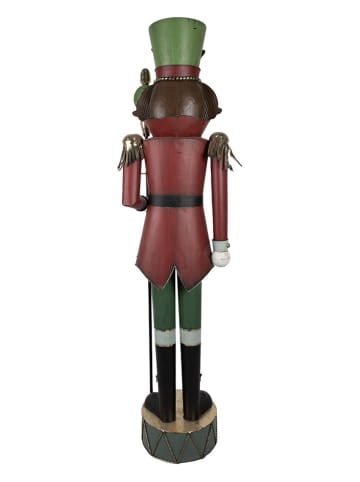 Clayre & Eef Decoratief figuur "Notenkraker" rood/groen - (B)56 x (H)202 x (D)39 cm