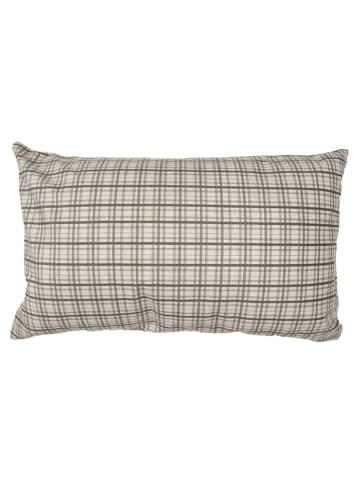 Clayre & Eef Kissenhülle in Beige/ Grün - (L)50 x (B)30 cm