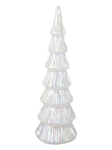Clayre & Eef Dekoracja LED  w kolorze białym - wys. 32 x Ø 11 cm