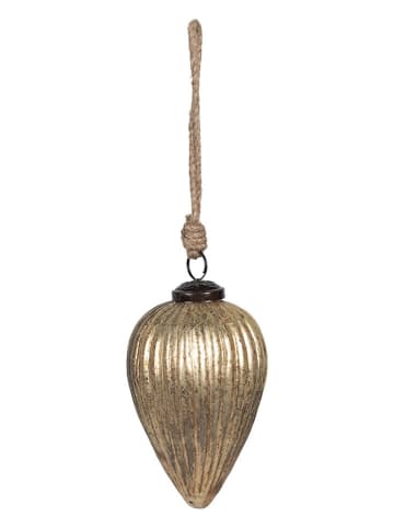 Clayre & Eef Bombka w kolorze złotym - wys. 14 x Ø 9 cm