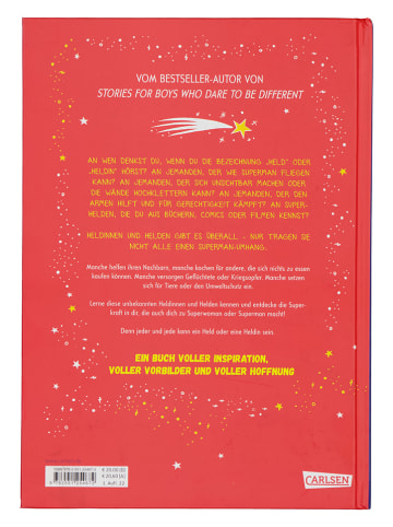 Carlsen Jugendbuch "Not all heroes wear capes"
