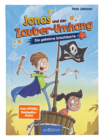ars edition Jugendbuch "Jonas und der Zauber-Umhang - Die geheime Schatzkarte"
