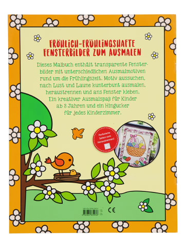 ars edition Malbuch "Kunterbunte Ausmal-Fensterbilder - Frühling"