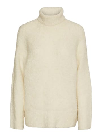 Pieces Pullover in Creme