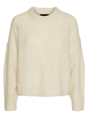 Pieces Pullover in Creme