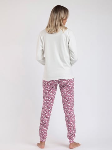Barbie Pyjama "Barbie" in Creme/ Pink