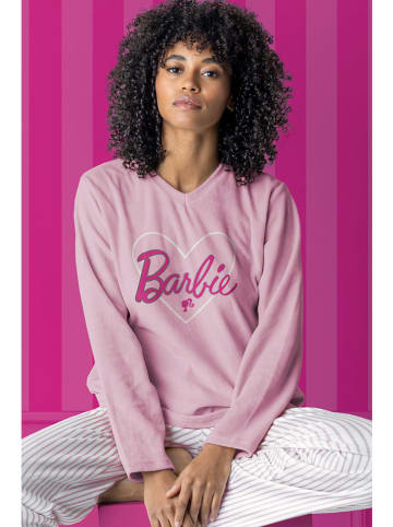 Barbie Pyjama "Barbie" lichtroze/wit