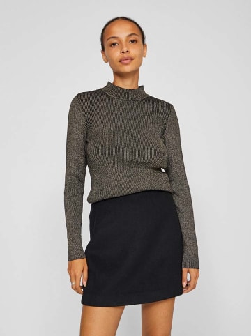 Vila Pullover in Schwarz/ Gold