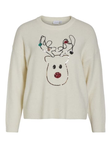 Vila Pullover in Creme