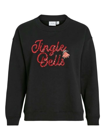 Vila Sweatshirt in Schwarz