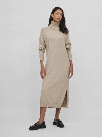 Vila Strickkleid in Beige
