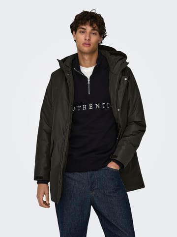 ONLY & SONS Parka in Khaki