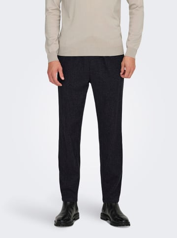 ONLY & SONS Spodnie w kolorze granatowym