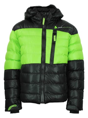 Peak Mountain Winterjacke "Ecaptin" in Schwarz/ Grün
