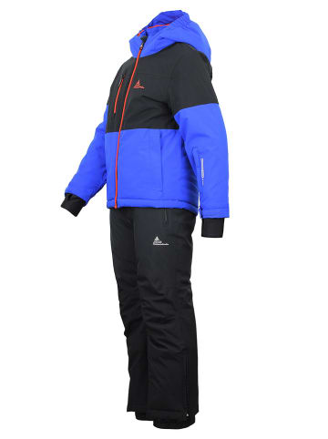 Peak Mountain 2-delige ski-/snowboardoutfit "Eruby" zwart/blauw