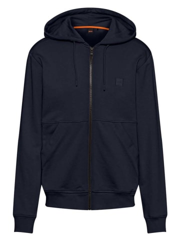 Hugo Boss Sweatjacke in Dunkelblau