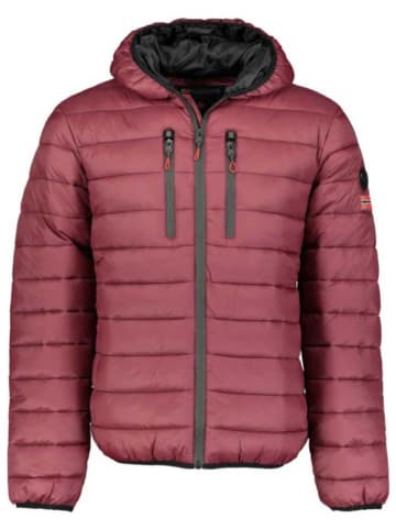 Geographical Norway Doorgestikte jas "Alaric" rood