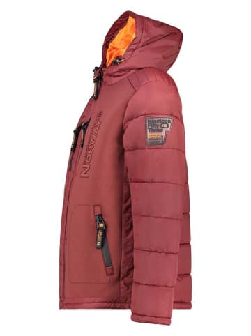 Geographical Norway Doorgestikte jas "Beachwood" rood