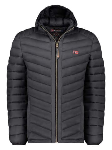 Geographical Norway Doorgestikte jas "Carliti" zwart