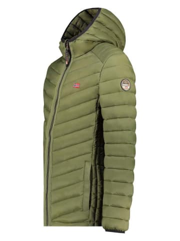 Geographical Norway Doorgestikte jas "Carliti" kaki