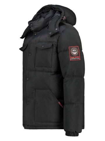 Geographical Norway Doorgestikte jas "Bareda" zwart