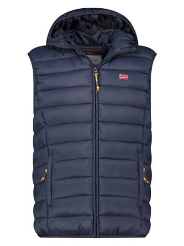 Geographical Norway Doorgestikte bodywarmer "Vamigolor" donkerblauw