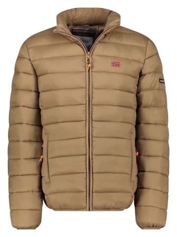 Geographical Norway Doorgestikte jas "Amigolor" bruin
