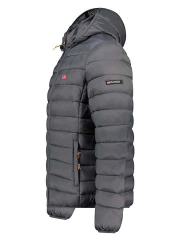 Geographical Norway Doorgestikte jas "Amigolor" grijs