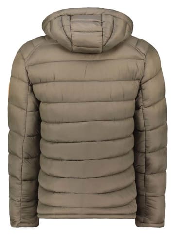 Geographical Norway Doorgestikte jas "Bafare" bruin