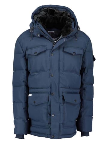 Geographical Norway Parka "Corlas" w kolorze granatowym