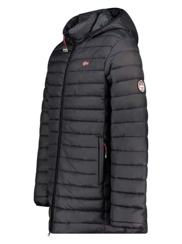 Geographical Norway Kurtka pikowana "Amigo" w kolorze czarnym
