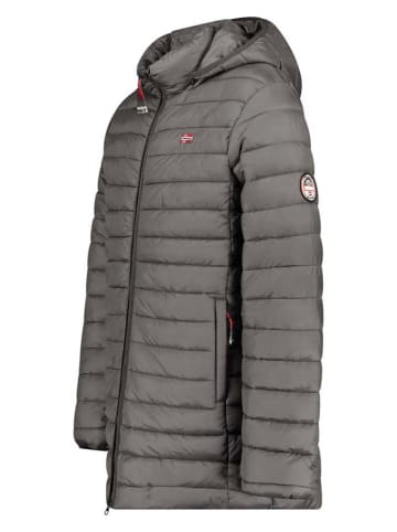 Geographical Norway Doorgestikte jas "Amigo" grijs