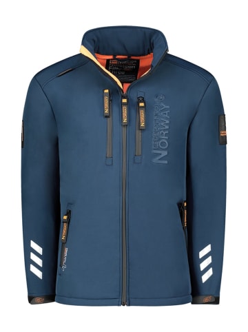 Geographical Norway Softshelljas "Richywood" blauw