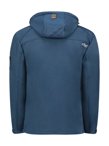 Geographical Norway Kurtka softshellowa "Richywood" w kolorze granatowym