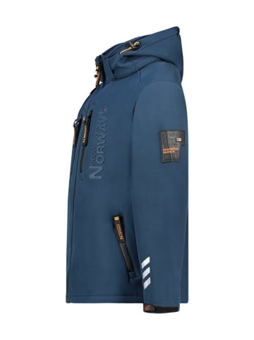 Geographical Norway Softshelljas "Richywood" blauw