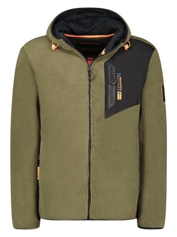 Geographical Norway Kurtka polarowa "Tenergie" w kolorze khaki