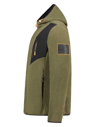 Geographical Norway Kurtka polarowa "Tenergie" w kolorze khaki