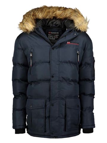 Geographical Norway Steppmantel "Bravici" in Dunkelblau